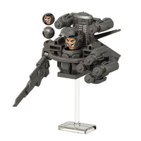 Specialist Astro Toilet building block minifigure with blade and cannon, Lego compatible.