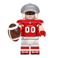 Sports Arizona Cardinals brick minifigure on white background