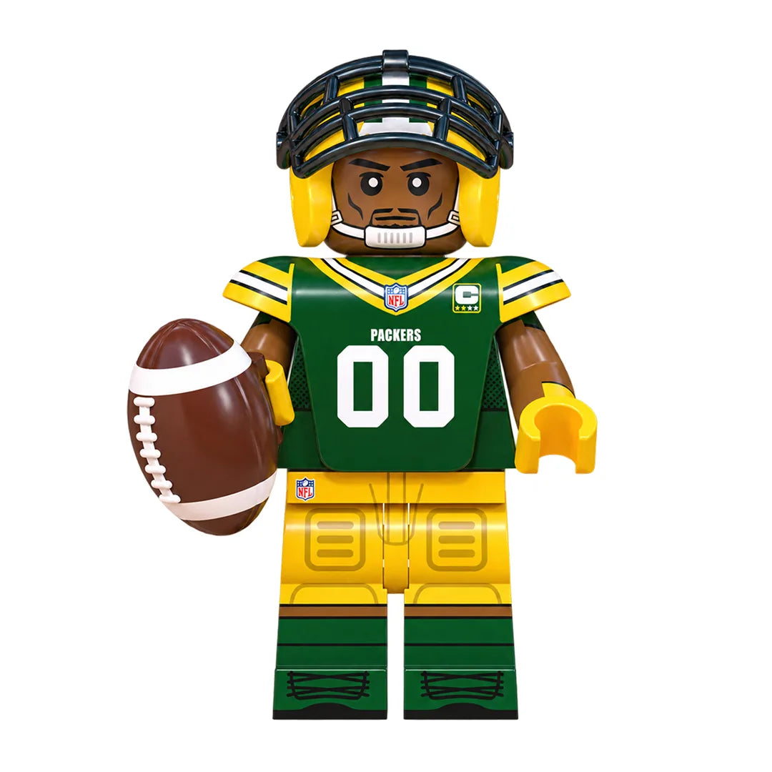 Sports Green Bay Packers brick minifigure on white background