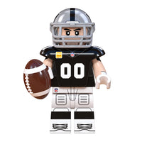 Sports Las Vegas Raiders brick minifigure on white background