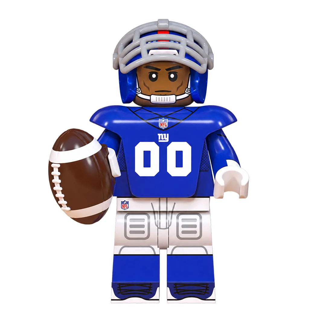 Sports New York Giants brick minifigure on white background