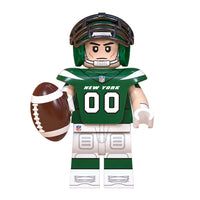 Sports New York Jets brick minifigure on white background
