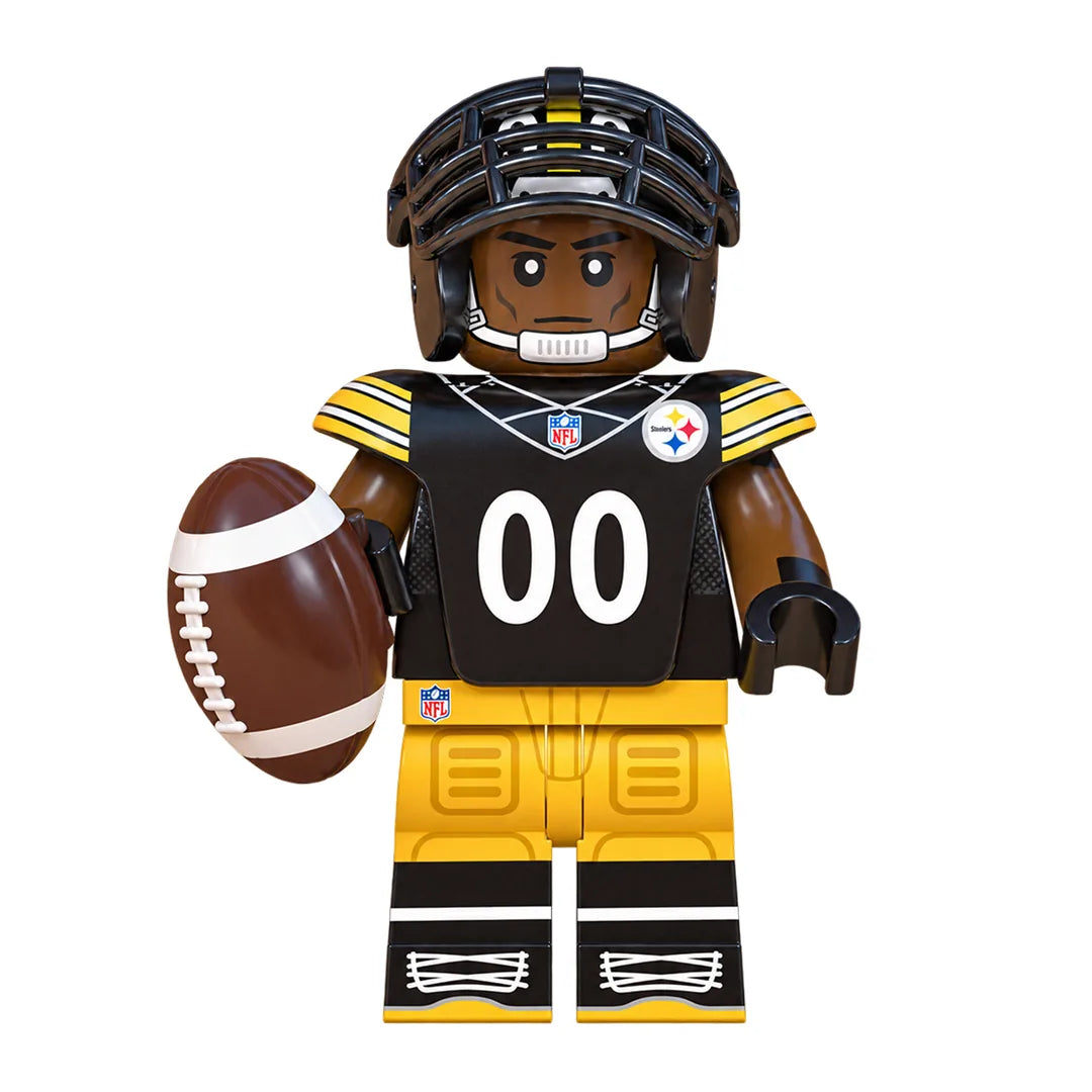 Sports Pittsburgh Steelers brick minifigure on white background