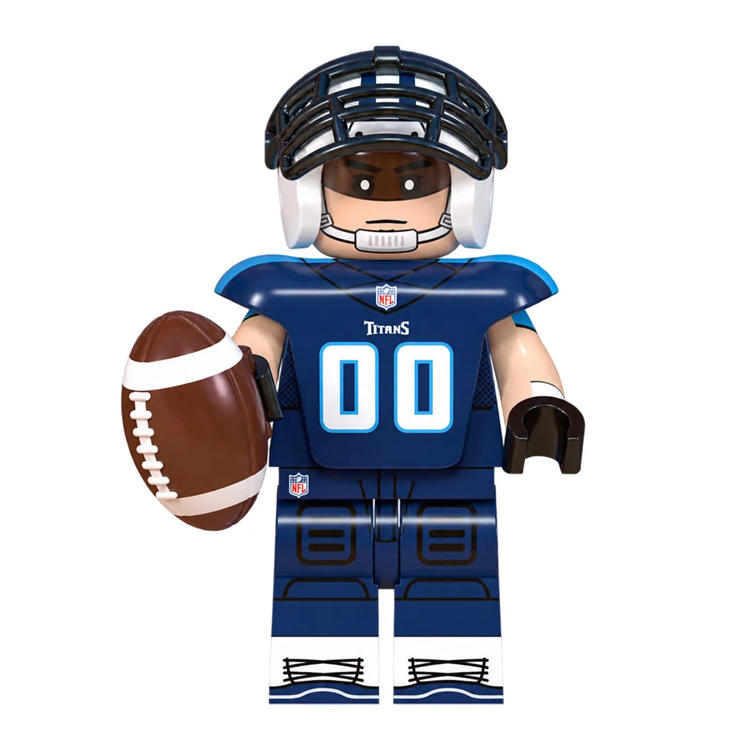 Sports Tennessee Titans brick minifigure on white background