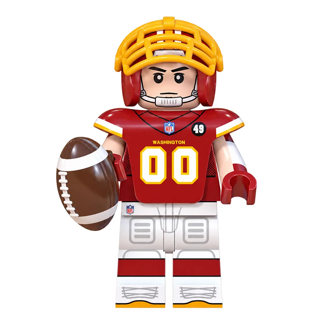 Sports Washington Football Team brick minifigure on white background