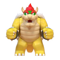 Super Mario Bowser brick minifigure on white background