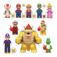 Super Mario Season 1 Complete Set brick minifigure on white background
