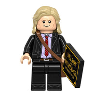 Superhero Foggy Nelson brick minifigure on white background