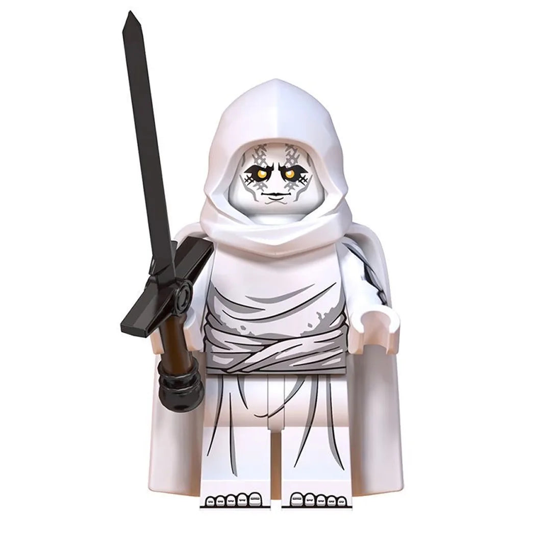 Superhero Gorr the God Butcher brick minifigure on white background