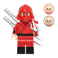 Superhero The Hand Ninja brick minifigure on white background