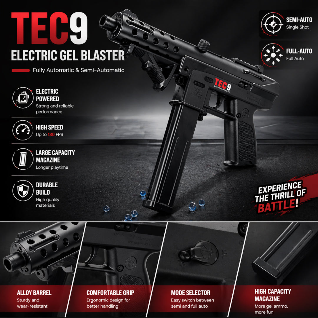 TEC-9 Electric Tactical MOC Blaster