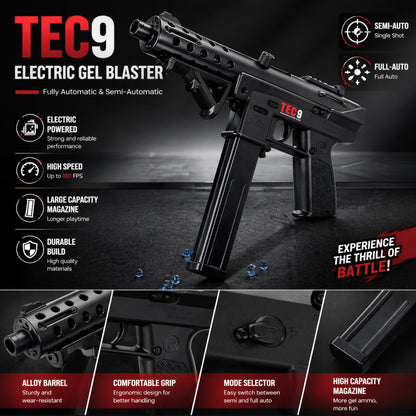 TEC-9 Electric Tactical MOC Blaster
