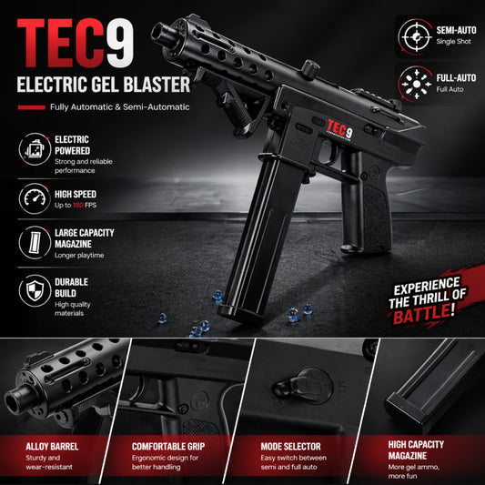 TEC-9 Electric Tactical MOC Blaster